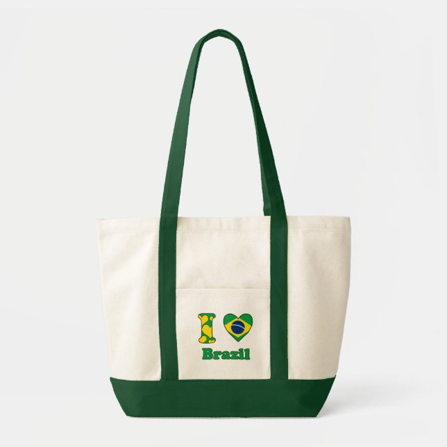I love Brazil Tote Bag (Front)