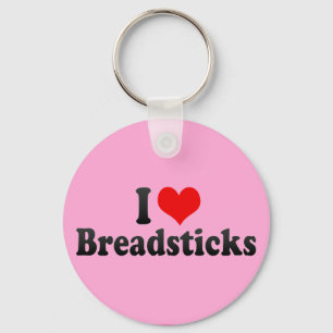 I Love Breadsticks Key Ring