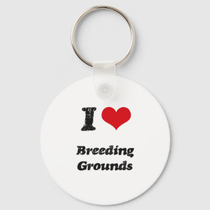 I Love BREEDING GROUNDS Key Ring