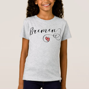 I Love Bremen, Bremen Flag, Germany T-Shirt