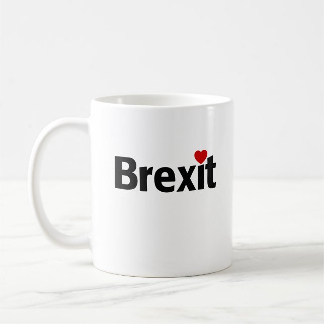 I Love Brexit Coffee Mug (Left)