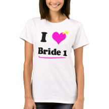 I Love Bride 1 Hanes Casual Comfort Tee