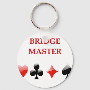 i love bridge key ring