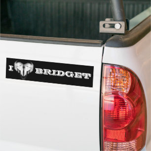 I Love Bridget Bumper Sticker