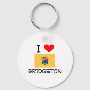 I Love Bridgeton New Jersey Key Ring