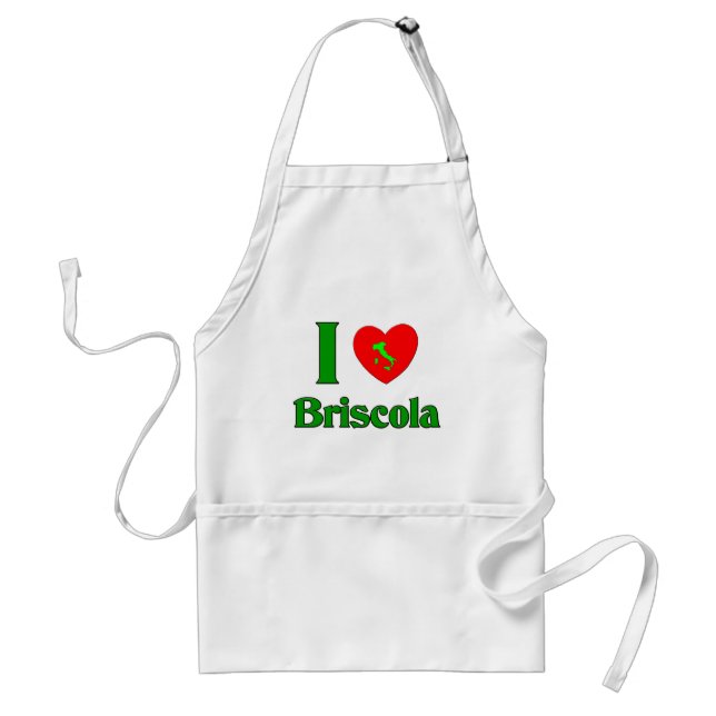 I Love Briscola Standard Apron (Front)