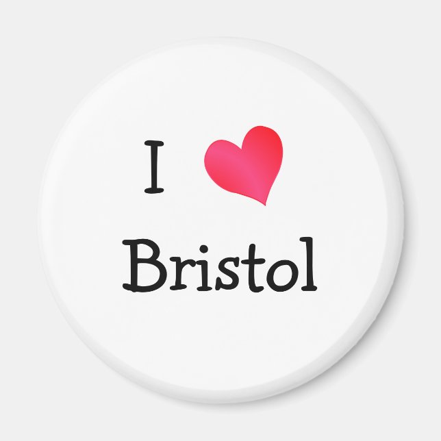I Love Bristol Magnet (Front)
