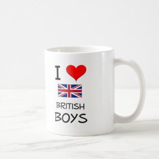 I Love British Boys Coffee Mug