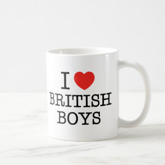I Love British Boys Coffee Mug