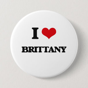 I Love Brittany 7.5 Cm Round Badge