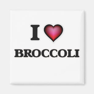 I Love Broccoli Magnet