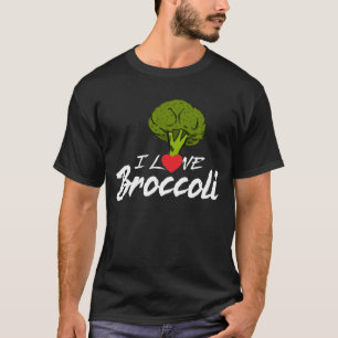 I Love Broccoli, Plant Eater, Herbivore, Cute T-Shirt