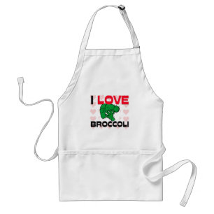 I Love Broccoli Standard Apron