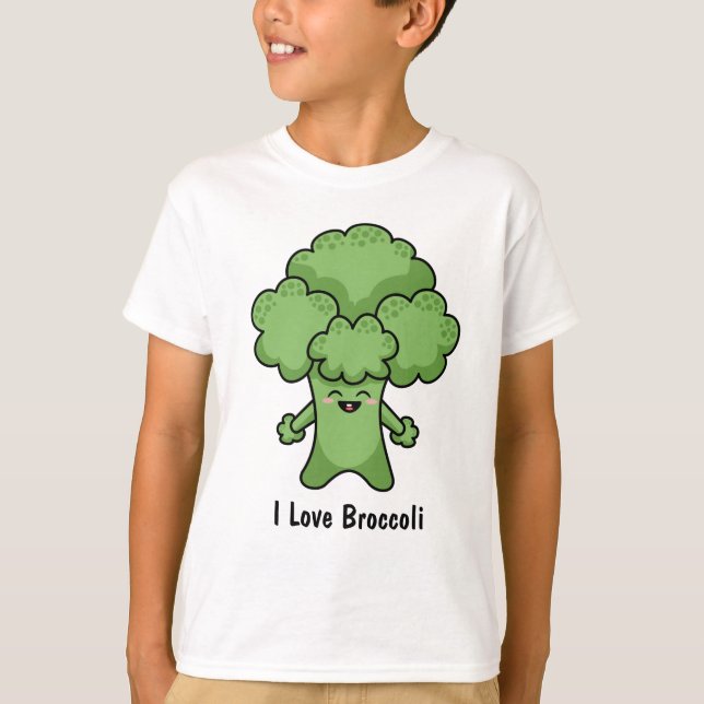 I Love Broccoli T-Shirt (Front)