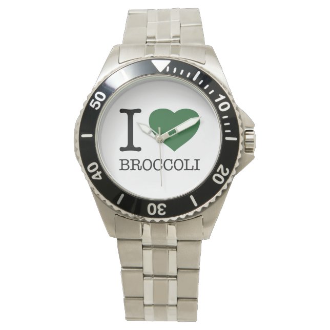 I LOVE BROCCOLI WATCH (Front)
