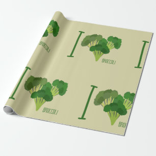 I Love Broccoli Wrapping Paper