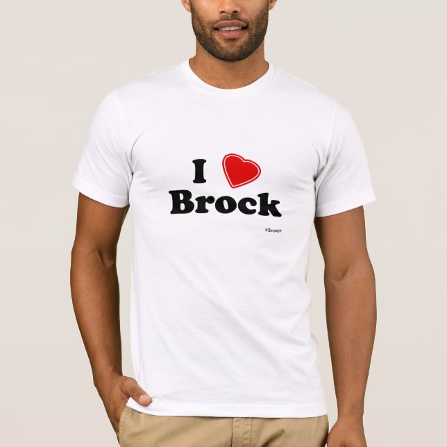 I Love Brock T-Shirt (Front)