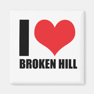 I love Broken Hill Magnet