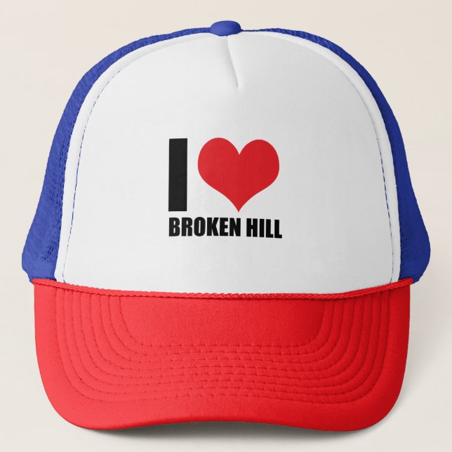 I love Broken Hill Trucker Hat (Front)
