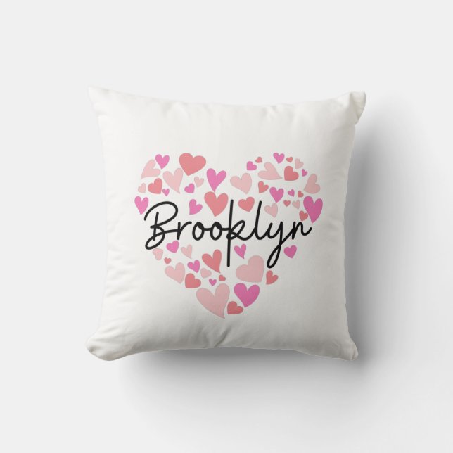 I love Brooklyn Cushion (Front)