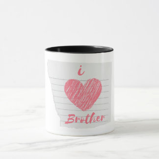 i love brother mug