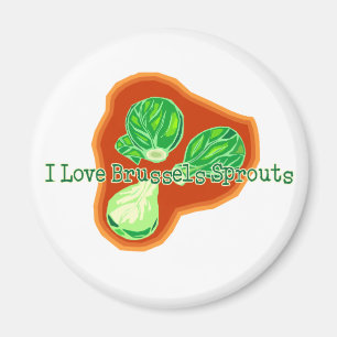 I Love Brussels Sprouts Magnet
