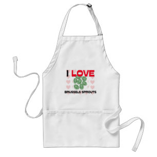 I Love Brussels Sprouts Standard Apron