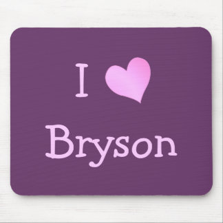 I Love Bryson Mouse Mat
