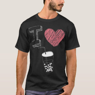 I Love Bubble Tea aunt T-Shirt