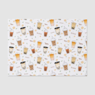 I love bubble tea white tissue paper