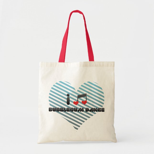 I Love Bubblegum Dance Tote Bag (Front)