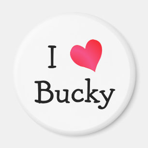 I Love Bucky Magnet