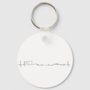 I love Budapest (ecg style) souvenir Key Ring