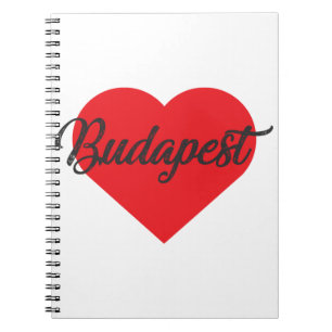 I Love Budapest - Hungary Notebook