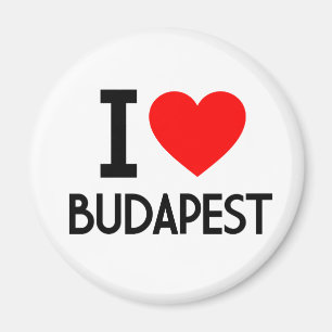 I Love Budapest Magnet