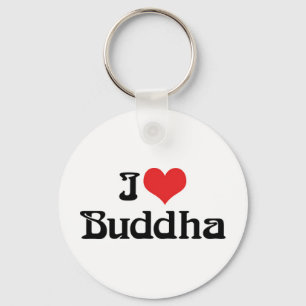 I Love Buddha Keychain