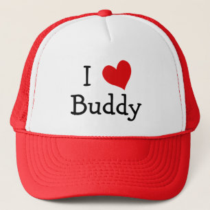 I Love Buddy Trucker Hat