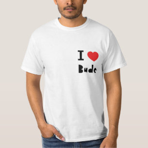 I love Bude T-Shirt