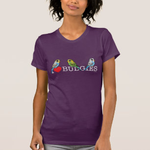 I Love Budgies T-Shirt