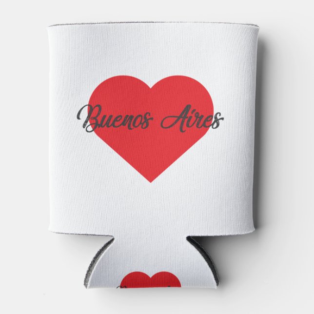 I Love Buenos Aires - Argentina Can Cooler (Front)