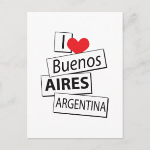 I Love Buenos Aires Postcard