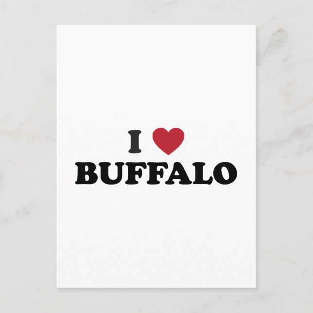 I Love Buffalo Postcard (Front)