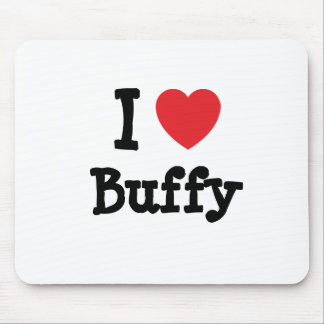 I love Buffy heart T-Shirt Mouse Mat