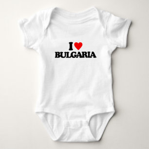 I LOVE BULGARIA BABY BODYSUIT