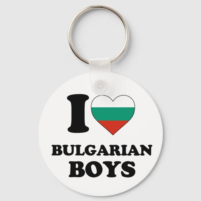 I love Bulgarian Boys Key Ring (Front)