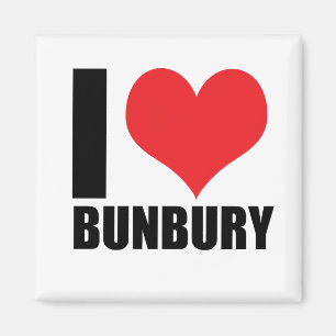 I love Bunbury Magnet