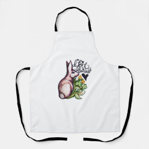 I love Bunnies Fun Bunny Rabbit artwork Apron