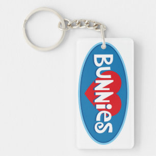 I Love Bunnies Key Ring