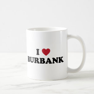 I Love Burbank California Coffee Mug