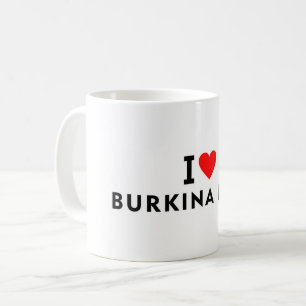 I love Burkina Faso Coffee Mug